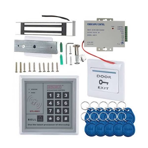 Card and code keypad magnetic Door lock access control 0