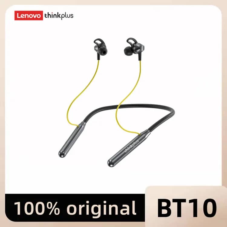 New Lenovo Thinkplus BT10 Bluetooth 5.2 Wireless Neckband 5