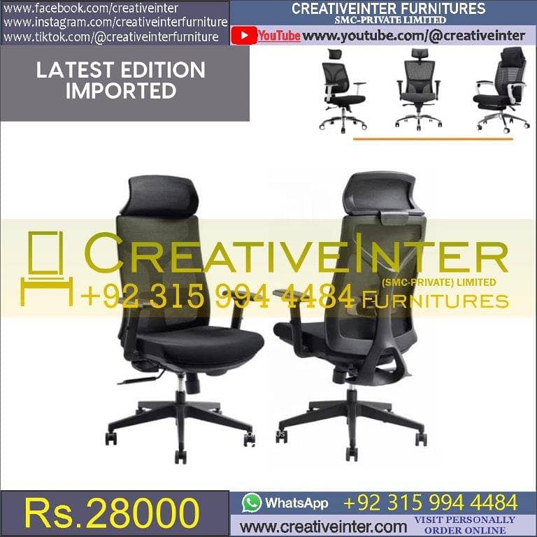 Office chair Imported table CEO Executive Mesh Stools Sofa furniture 9