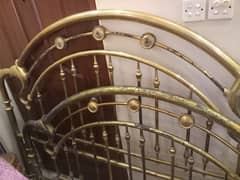 Antique solid brass bed 0