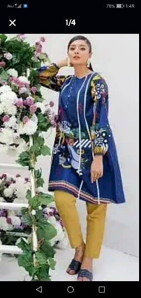 btw brand khaddar unstiched shirt