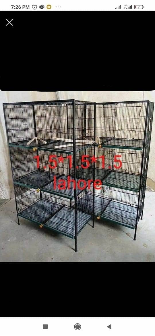 BIRD CAGES/CAGES FOR SALE/CAGE/IRON CAGE/LOVE BIRD/COCKTAIL/CAT/DOG 1