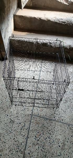 birds cage 1.5 /2.5 full ready cage with all accessories colour black 4