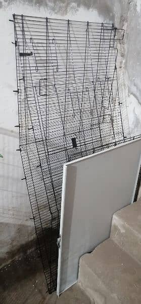 birds cage 1.5 /2.5 full ready cage with all accessories colour black 9