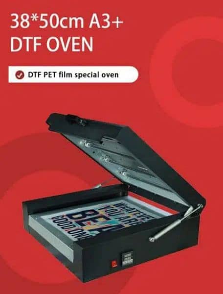 DTF Curing Oven Powder Baking Oven DTF Drying pet Film Printer 1