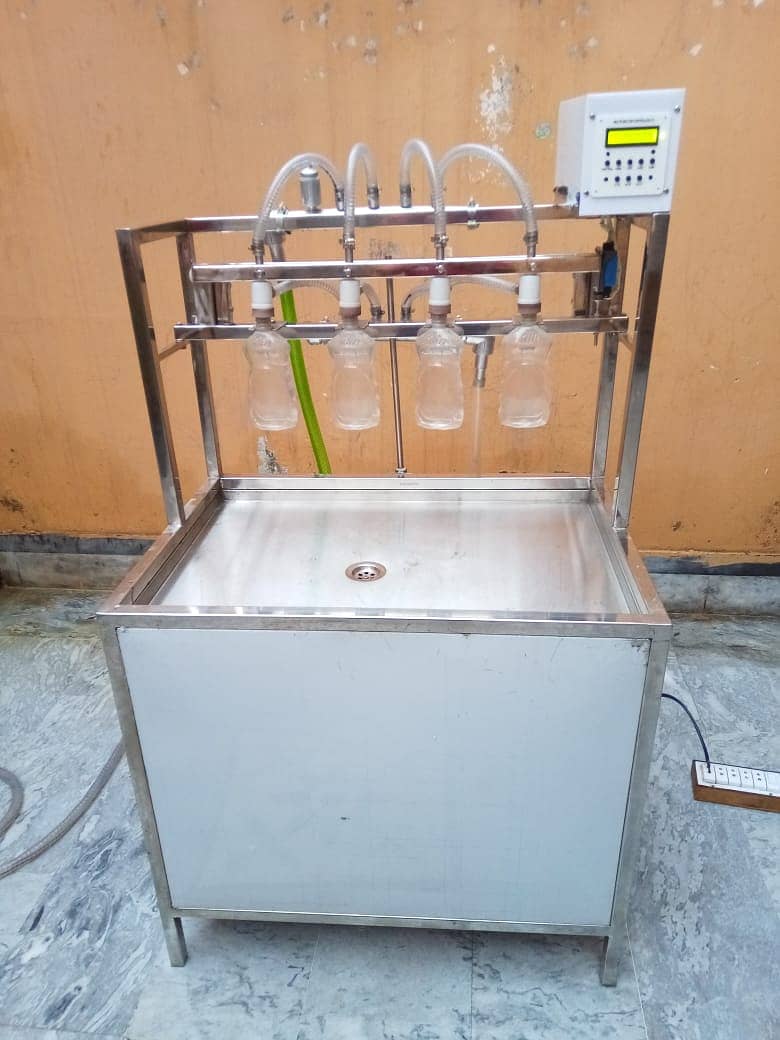 Semi Auto Bottle Filling Water Milk Juice Vinegar Liquid oil Machine 0