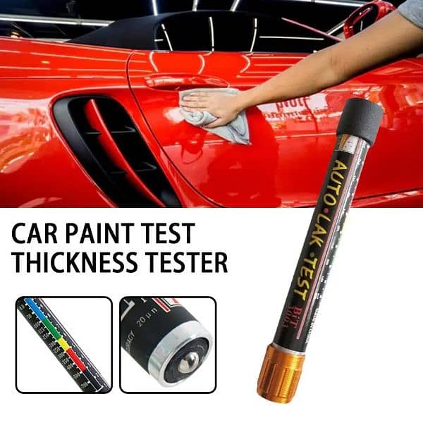 Car Paint Thickness Tester Meter Auto Lak Test Bit Golden Cap 3