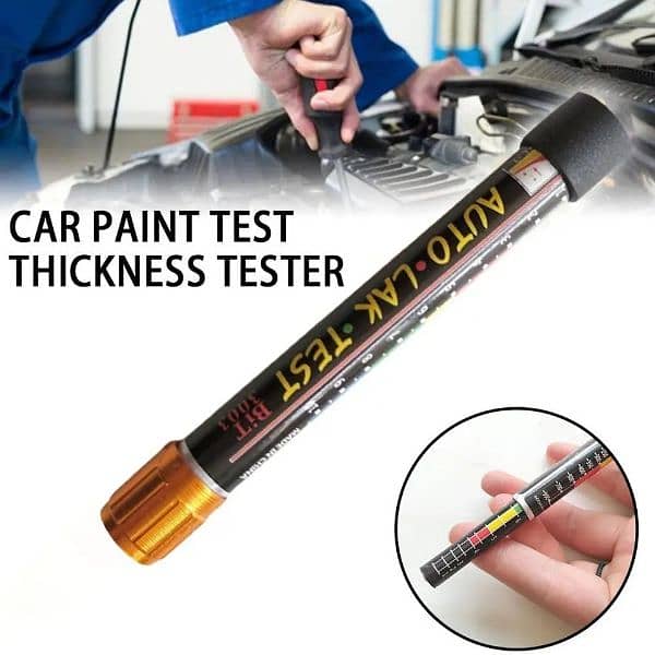 Car Paint Thickness Tester Meter Auto Lak Test Bit Golden Cap 4