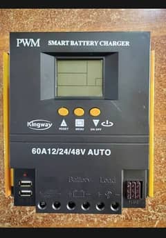 60 ampere pwm solar charge controller 12 24 48 automatic voltage co
