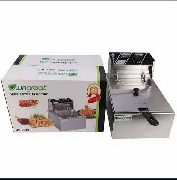 Single Electric Commercial Deep Fryer 6L Fries Electric Frying Machine 2