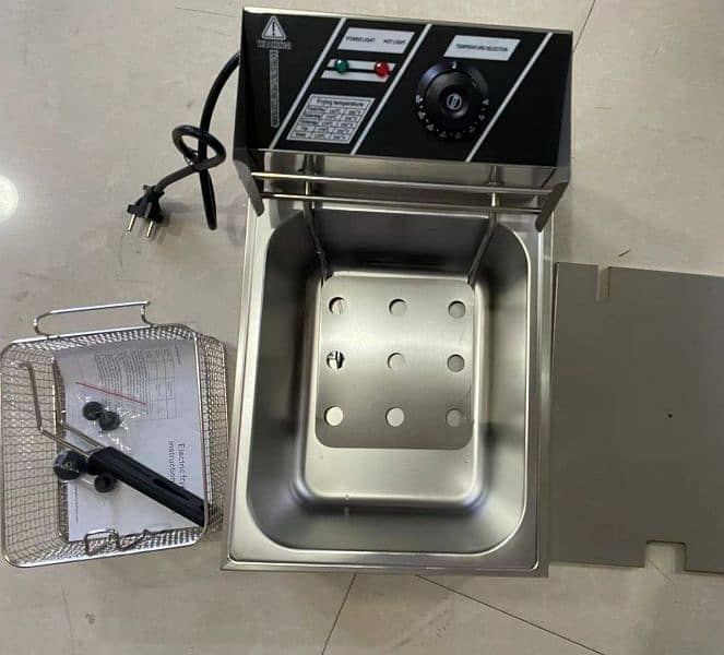 Single Electric Commercial Deep Fryer 6L Fries Electric Frying Machine 4