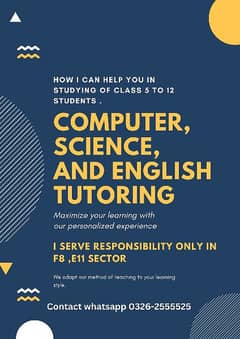 computer science,  math tutor available