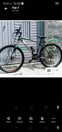 Selling cycle in good condition 0333-3186109 0