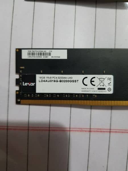 Lexar 16gb ddr4 3200mhz cl16 Ram 1