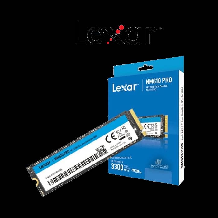 Lexar NM610 Pro 1TB NVMe M. 2 SSD 3