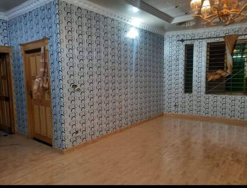Gypsum ceiling,LCD rack,tv unit,wall grace,vinyl floor,wallpaper,panel 18