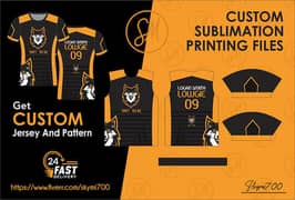 Contact me for online sublimation or anyother graphic designer work