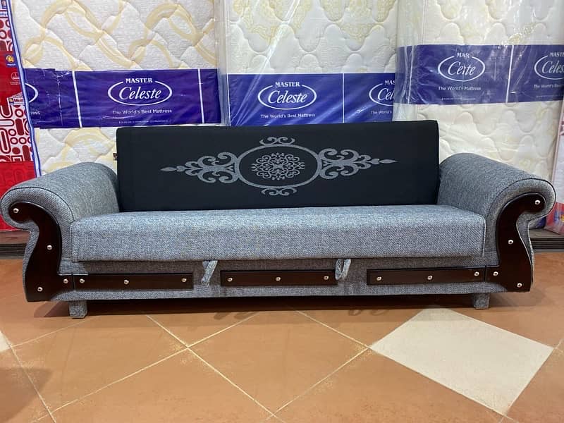 sofa cum bed(2in1)(sofa + bed)(Molty foam )(10 years warranty ) 5