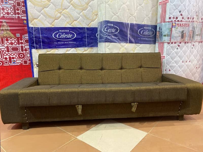 sofa cum bed(2in1)(sofa + bed)(Molty foam )(10 years warranty ) 16