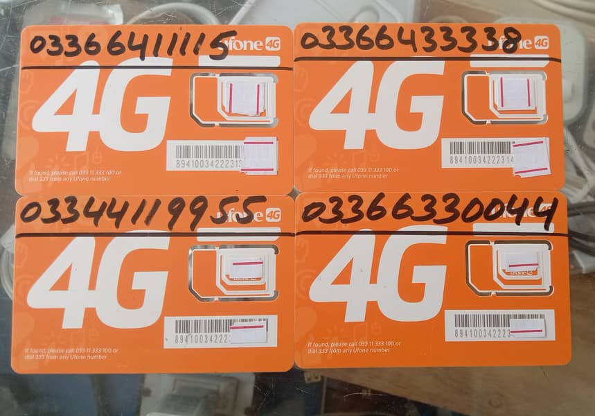 Ufone 4G Golden Numbers 11