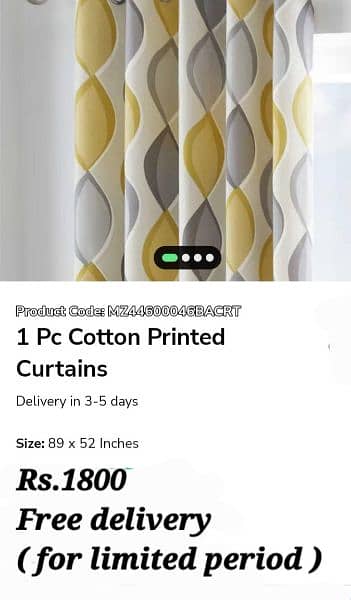 Beautiful  Curtains  ( Free home delivery ) 13