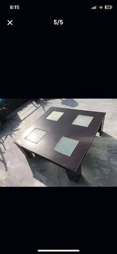 big center table for sale 4x4 ft