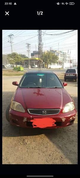 Honda civic 2000 exi . fix price 1