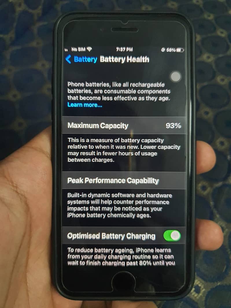 Iphone SE 2020 | 86 Battery Health 0
