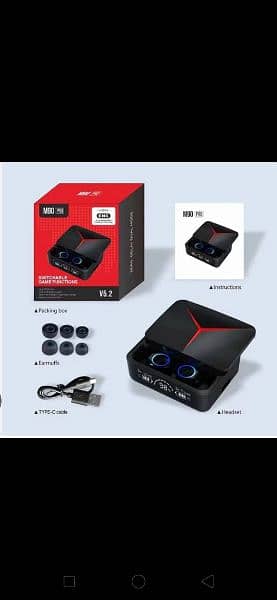 M90 Pro Earbuds - Gaming Airpods - M90 Earphone-Tws M90 Airpods 1