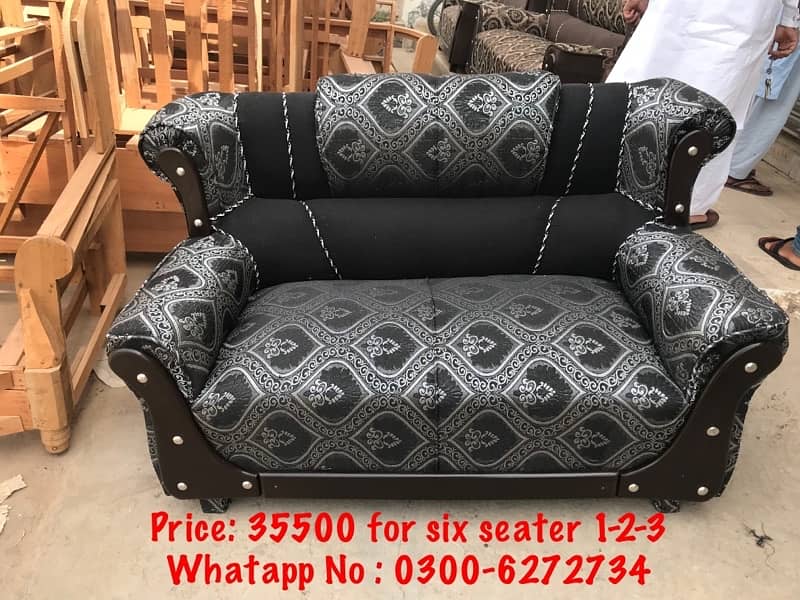 Six seater sofa sets with 10 years warranty 4