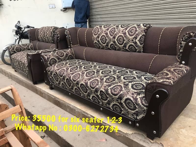 Six seater sofa sets with 10 years warranty 5