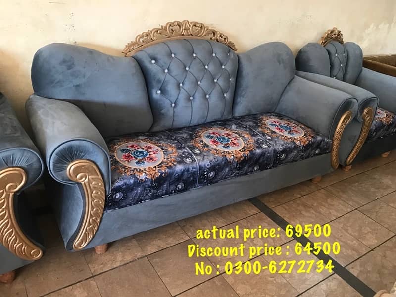 Six seater sofa sets with 10 years warranty 6