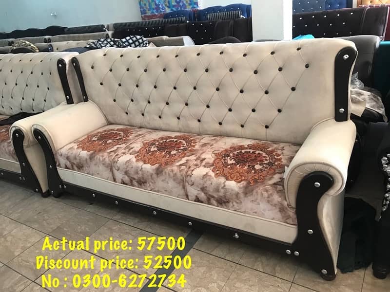 Six seater sofa sets with 10 years warranty 10