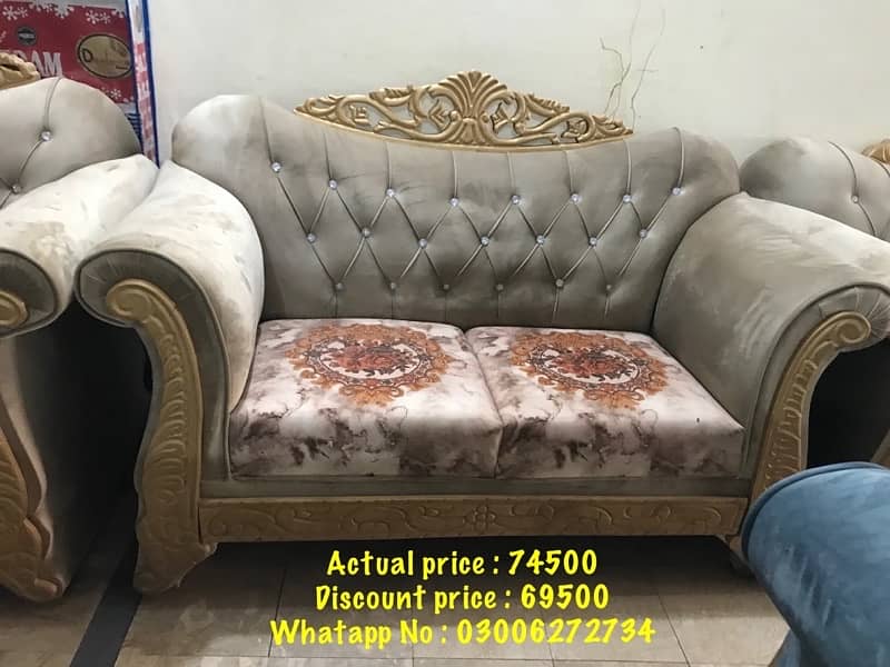 Six seater sofa sets with 10 years warranty 11