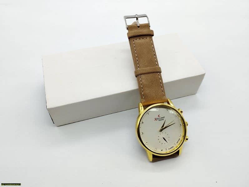 stylish analog casual men's wrist watch 1