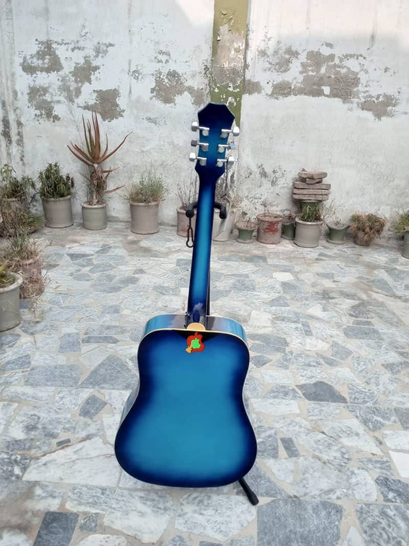 Brand New Jumbo Blue Color Guitar 12