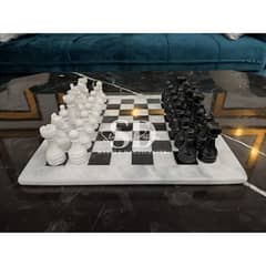 Marble Chess Set | unique handcrafted chess set |
