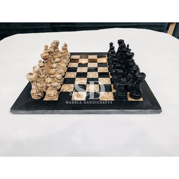 Marble Chess Set | unique handcrafted chess set | 1
