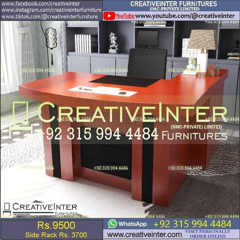 Office table Executive Chair Conference Reception Manager Table Desk 8