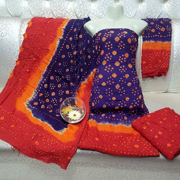 *Beautiful Bahawalpuri Chunri Suits*

*fabric: Orignal Supreme 6