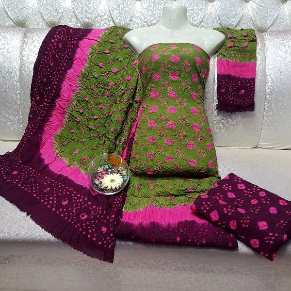 *Beautiful Bahawalpuri Chunri Suits*

*fabric: Orignal Supreme 8