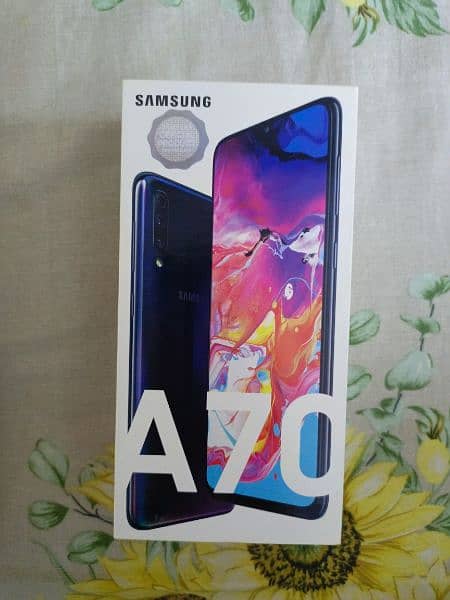 Samsung A70 Black Colour Pta Approved with charger & cable in Box 3