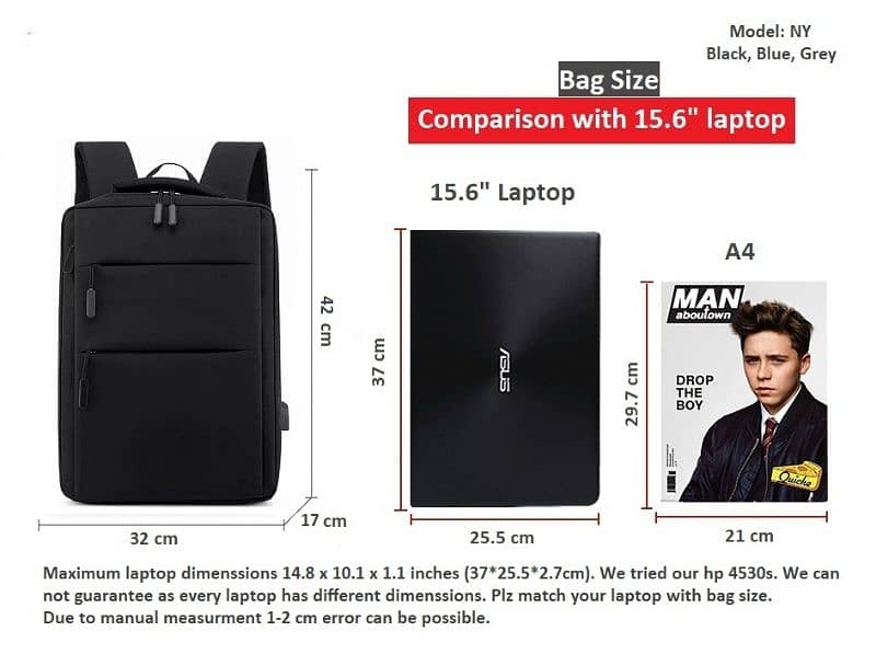 Laptop & Travel Backpack Imported|Laptop Bags 9