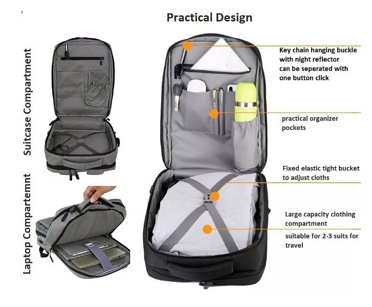 Laptop & Travel Backpack Imported|Laptop Bags 10