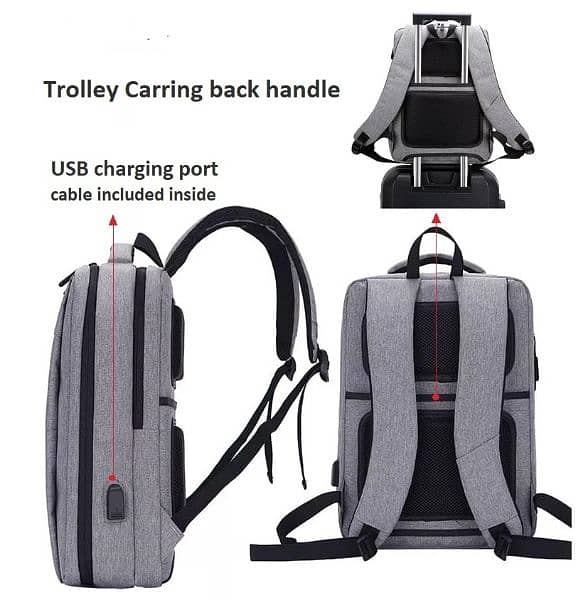 Laptop & Travel Backpack Imported|Laptop Bags 12