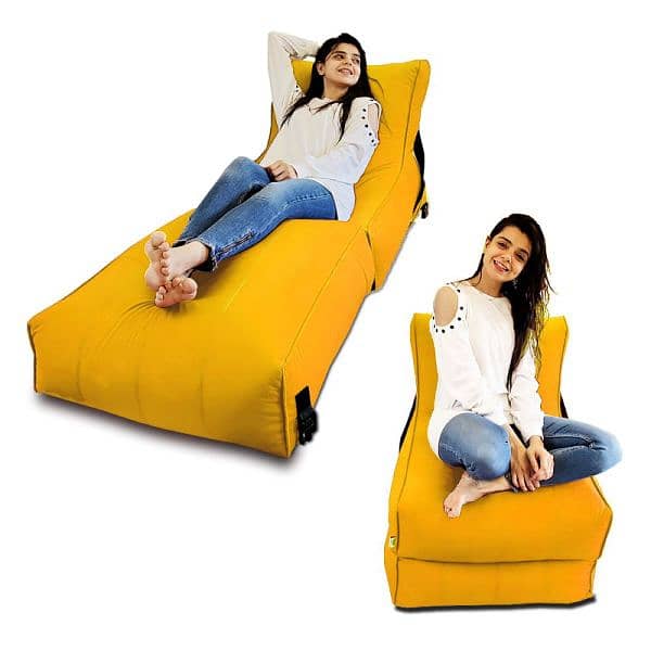 Wallow Bean Bag Bed Chair – Multipurpose Flip out Sofa. 0