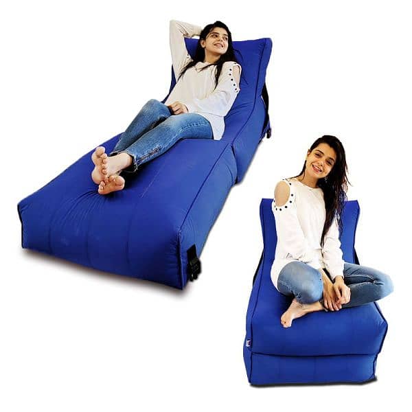 Wallow Bean Bag Bed Chair – Multipurpose Flip out Sofa. 2