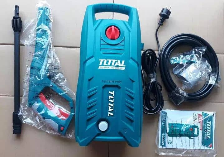 New) TOTAL Brand High Pressure Car Washer - 130 Bar 11