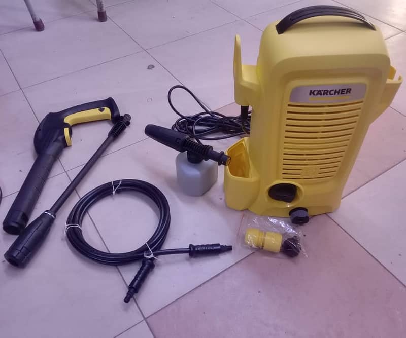 New) KARCHER K2 High Pressure Car Washer - 110 Bar with Foam Lance 7