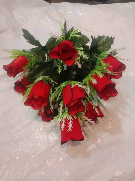 Artificial flower rose bunches and flower basket available and more 6